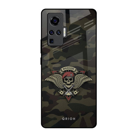 Army Warrior Vivo X50 Pro Glass Back Cover Online