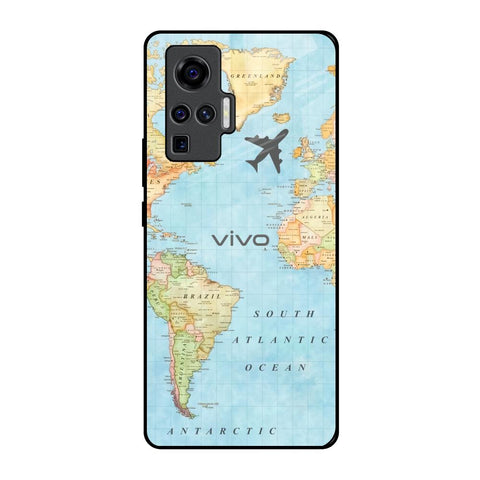 Fly Around The World Vivo X50 Pro Glass Back Cover Online