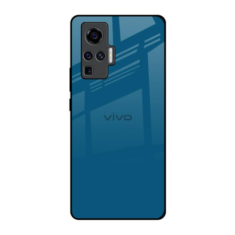 Cobalt Blue Vivo X50 Pro Glass Back Cover Online
