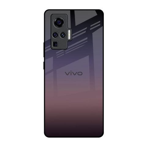Grey Ombre Vivo X50 Pro Glass Back Cover Online