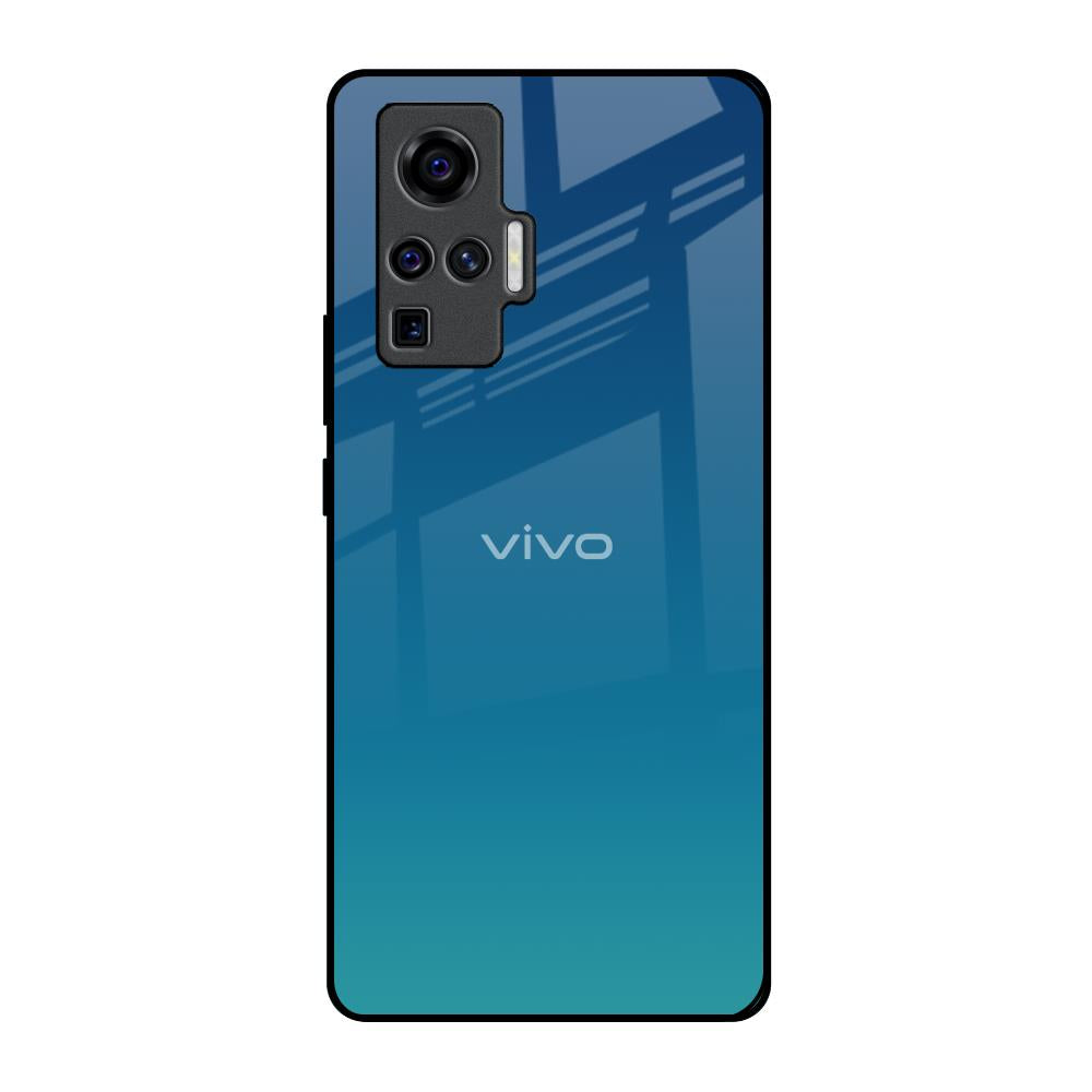 Celestial Blue Vivo X50 Pro Glass Back Cover Online