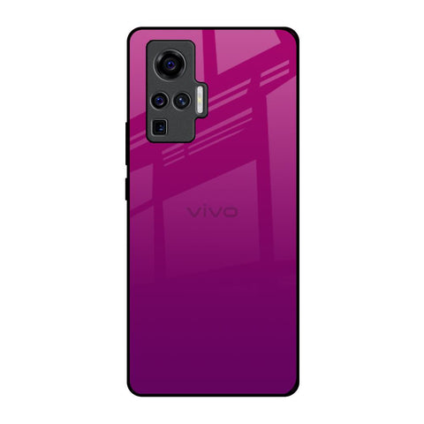 Magenta Gradient Vivo X50 Pro Glass Back Cover Online