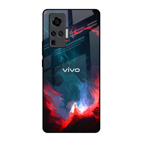 Brush Art Vivo X50 Pro Glass Back Cover Online