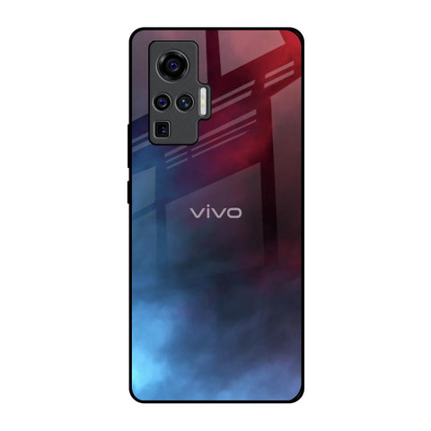 Smokey Watercolor Vivo X50 Pro Glass Back Cover Online