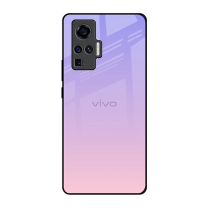 Lavender Gradient Vivo X50 Pro Glass Back Cover Online