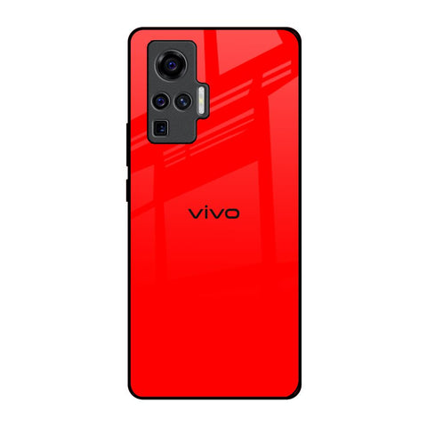 Blood Red Vivo X50 Pro Glass Back Cover Online