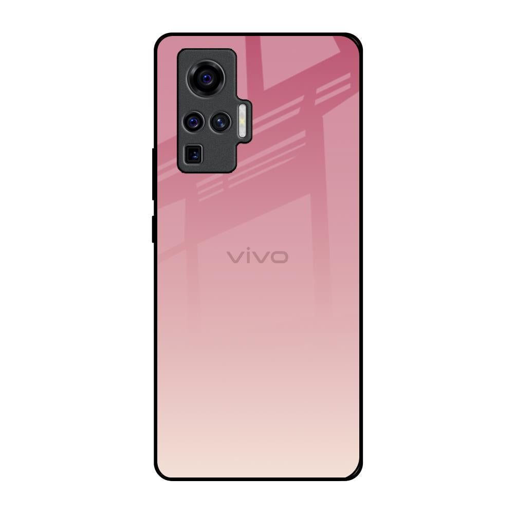 Blooming Pink Vivo X50 Pro Glass Back Cover Online