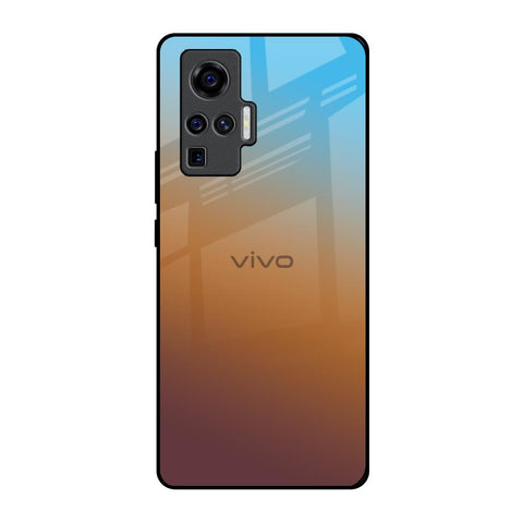Rich Brown Vivo X50 Pro Glass Back Cover Online