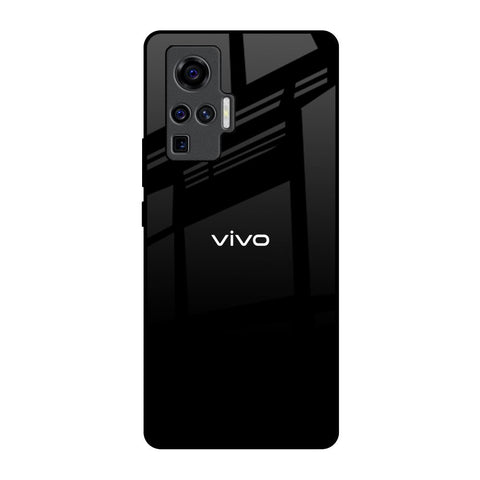 Jet Black Vivo X50 Pro Glass Back Cover Online