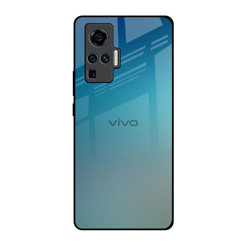 Sea Theme Gradient Vivo X50 Pro Glass Back Cover Online