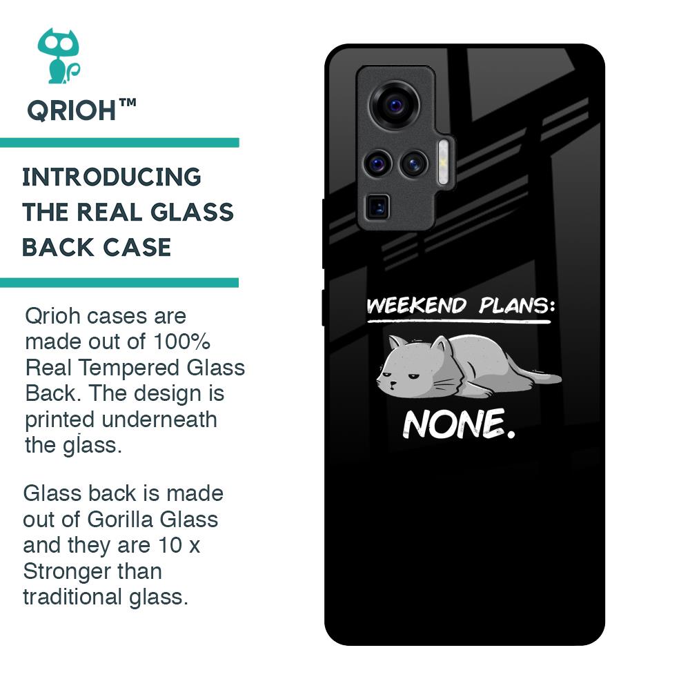 Weekend Plans Glass Case for Vivo X50 Pro
