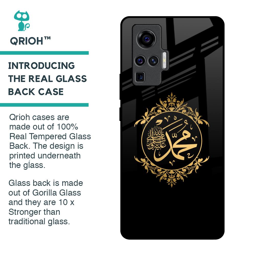 Islamic Calligraphy Glass Case for Vivo X50 Pro
