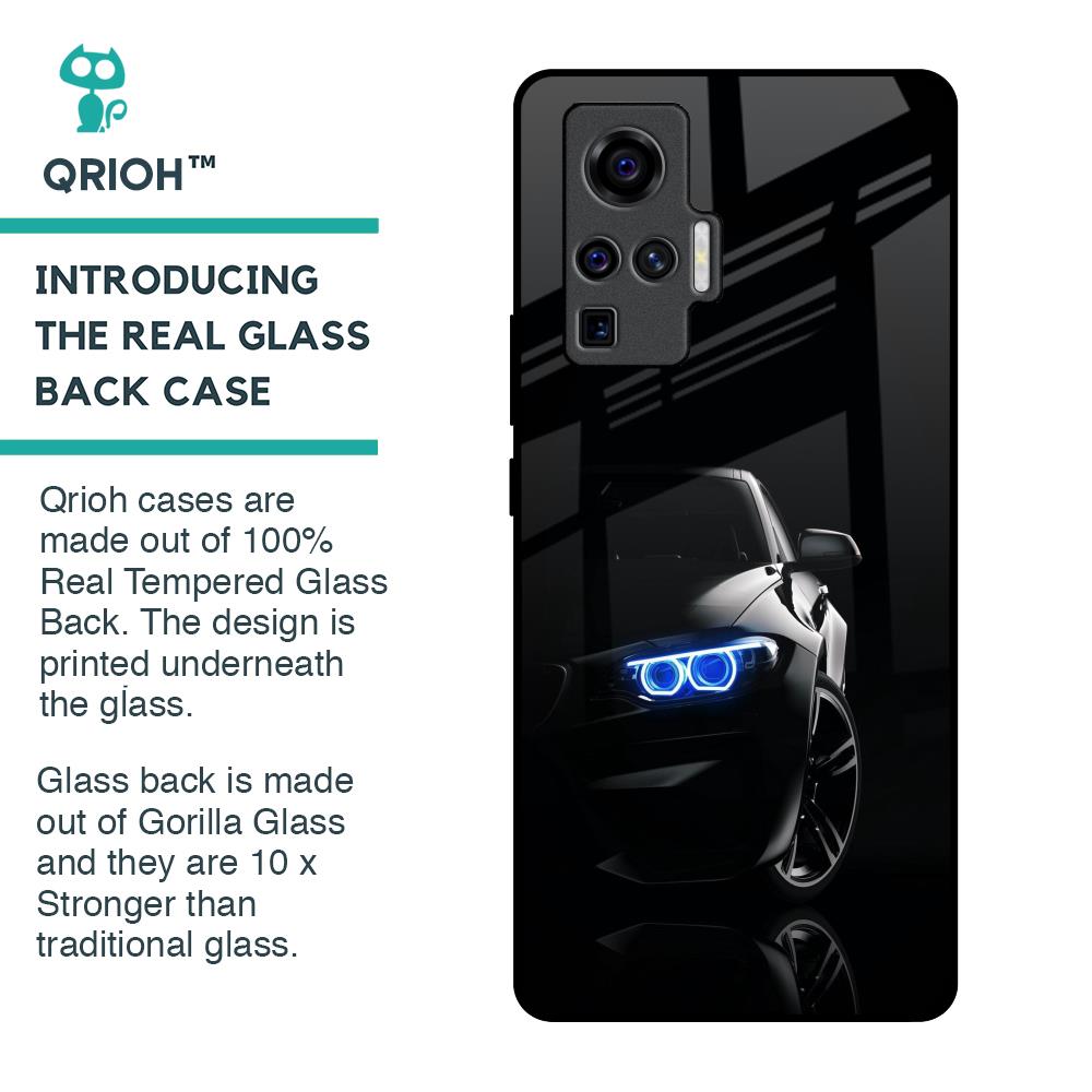 Car In Dark Glass Case for Vivo X50 Pro