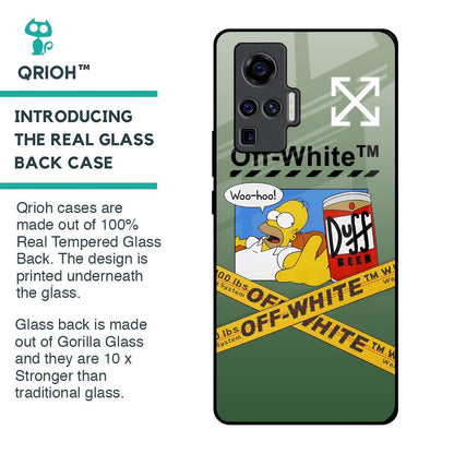Duff Beer Glass Case for Vivo X50 Pro