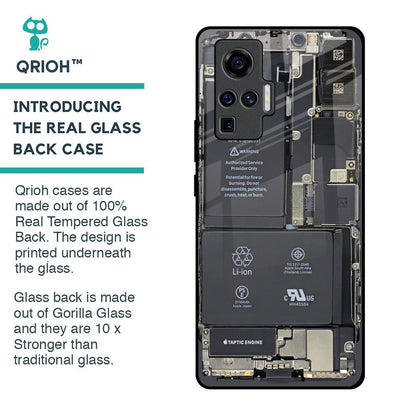 Skeleton Inside Glass Case for Vivo X50 Pro