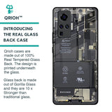 Skeleton Inside Glass Case for Vivo X50 Pro