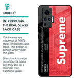 Supreme Ticket Glass Case for Vivo X50 Pro