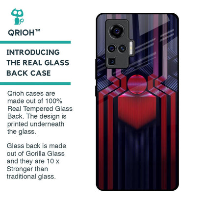 Super Art Logo Glass Case For Vivo X50 Pro