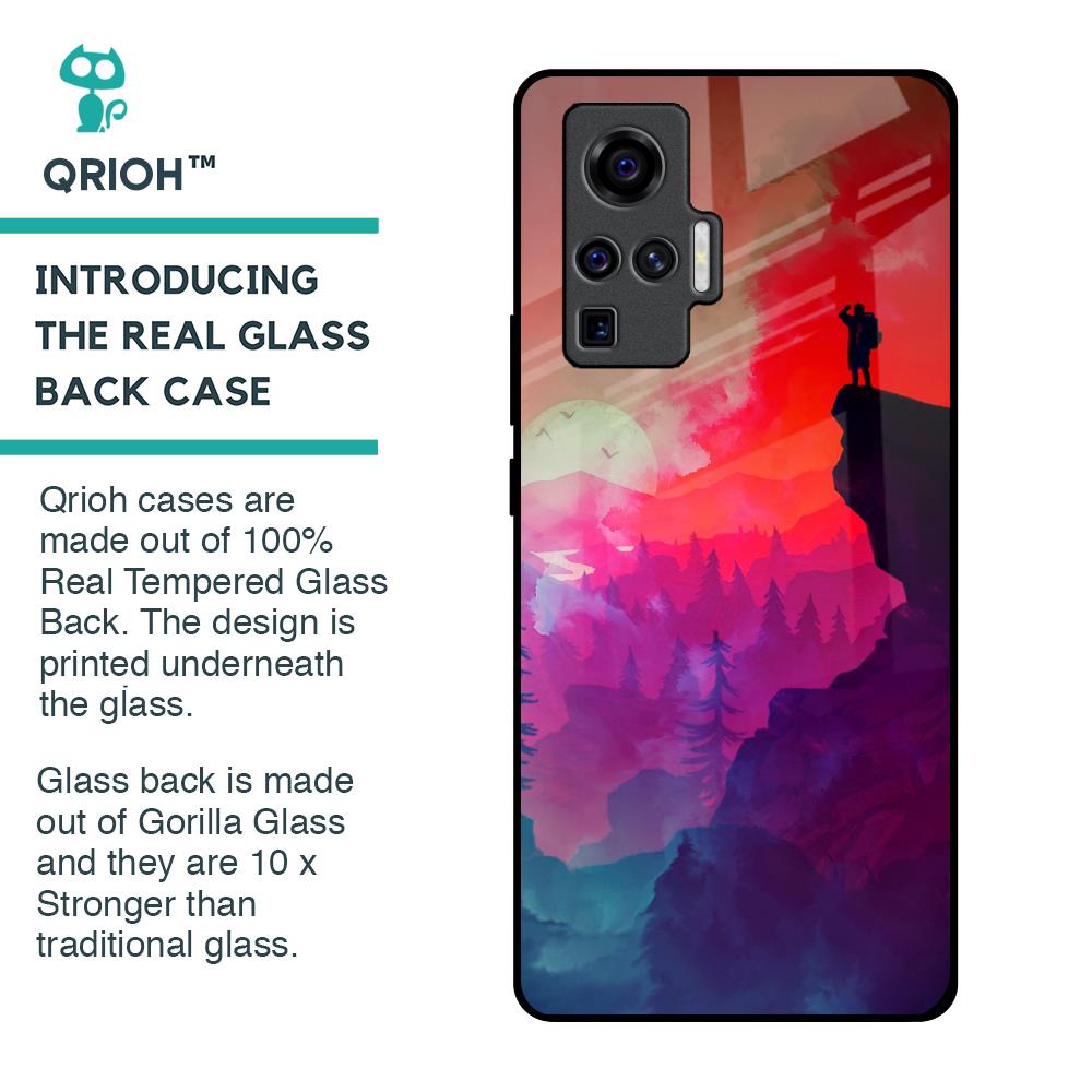 Dream So High Glass Case For Vivo X50 Pro