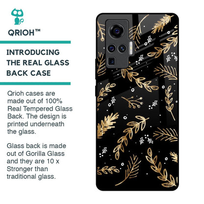 Autumn Leaves Glass Case for Vivo X50 Pro