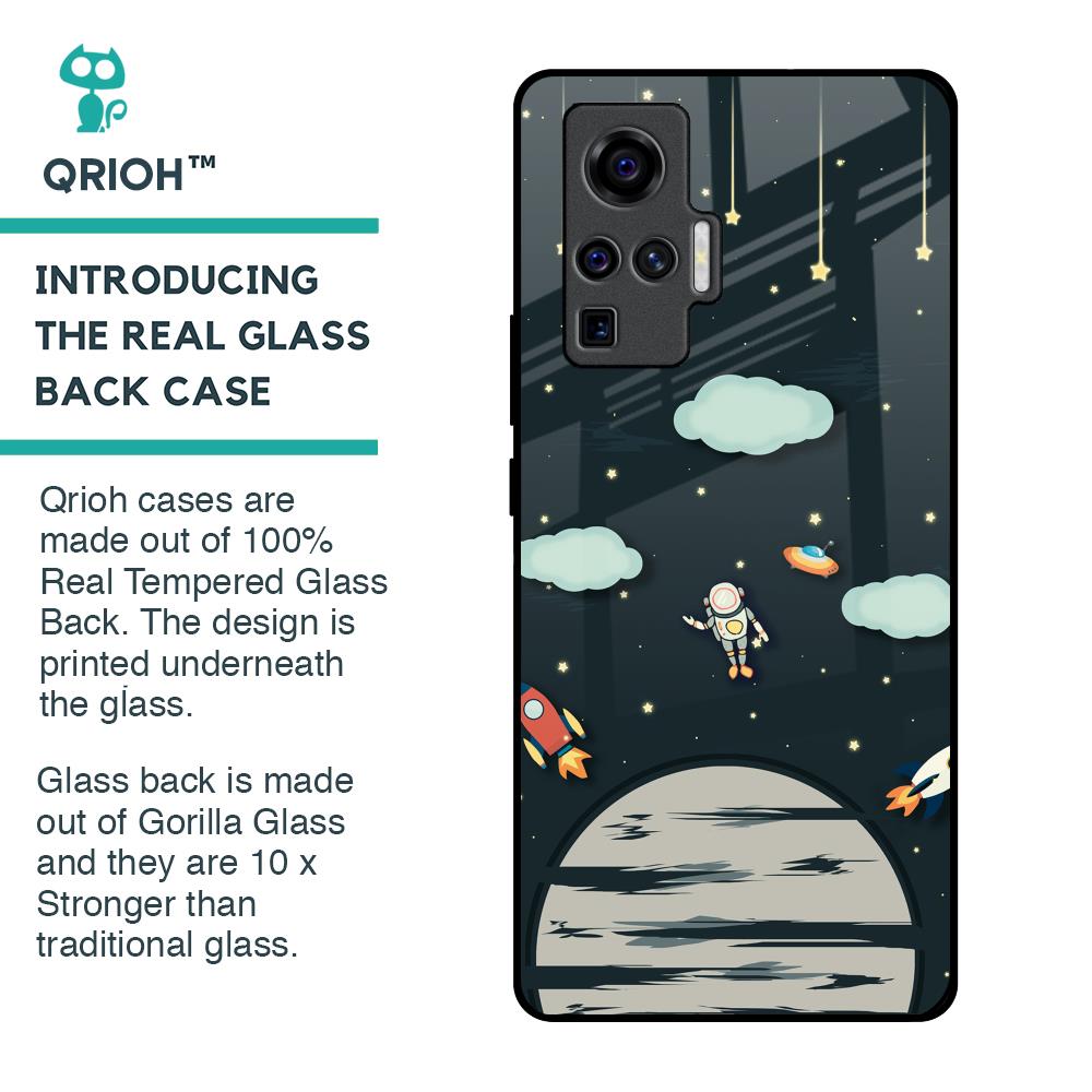 Astronaut Dream Glass Case For Vivo X50 Pro