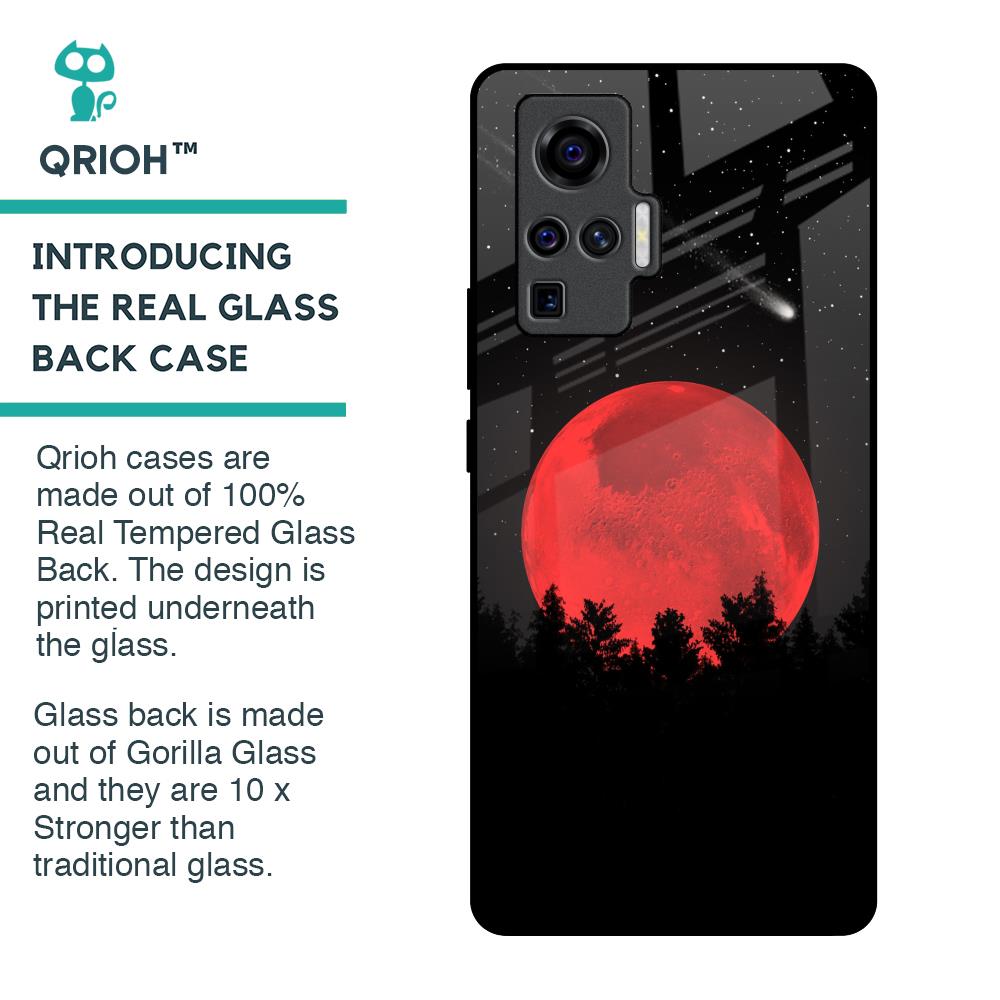 Moonlight Aesthetic Glass Case For Vivo X50 Pro
