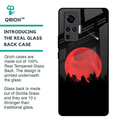 Moonlight Aesthetic Glass Case For Vivo X50 Pro