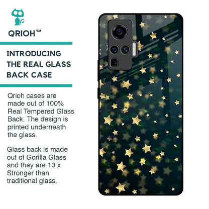Dazzling Stars Glass Case For Vivo X50 Pro