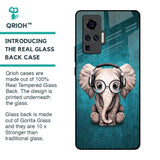 Adorable Baby Elephant Glass Case For Vivo X50 Pro