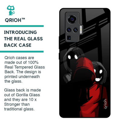 Shadow Character Glass Case for Vivo X50 Pro