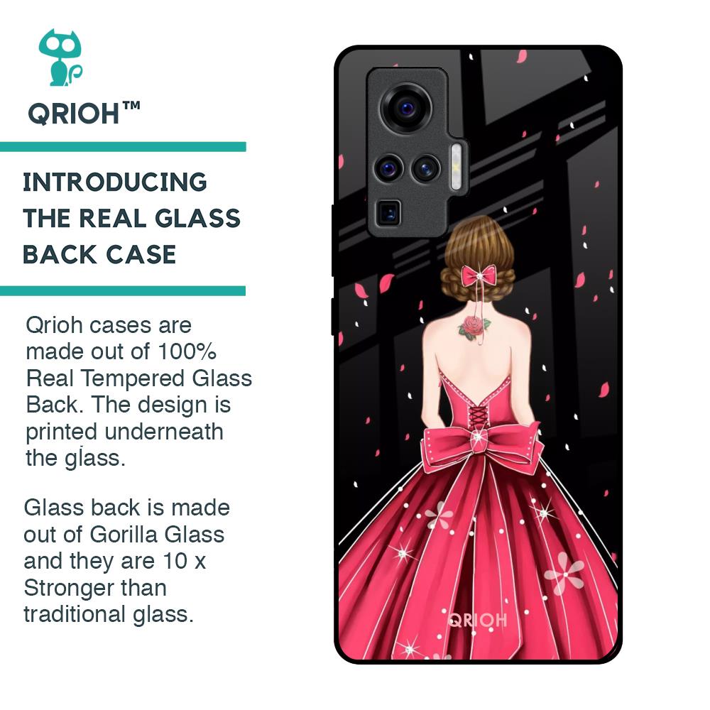 Fashion Princess Glass Case for Vivo X50 Pro