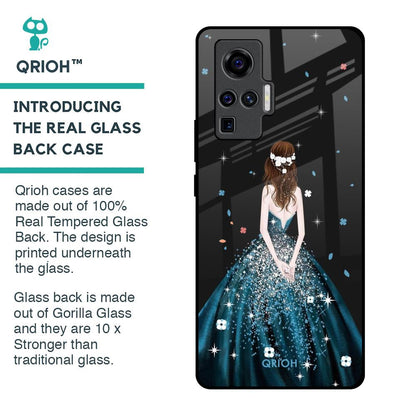 Queen Of Fashion Glass Case for Vivo X50 Pro