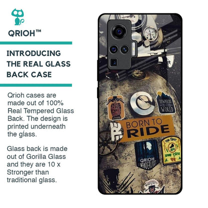 Ride Mode On Glass Case for Vivo X50 Pro