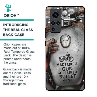 Royal Bike Glass Case for Vivo X50 Pro