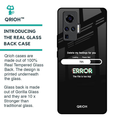 Error Glass Case for Vivo X50 Pro