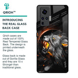 Aggressive Lion Glass Case for Vivo X50 Pro