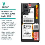 Cool Barcode Label Glass Case For Vivo X50 Pro
