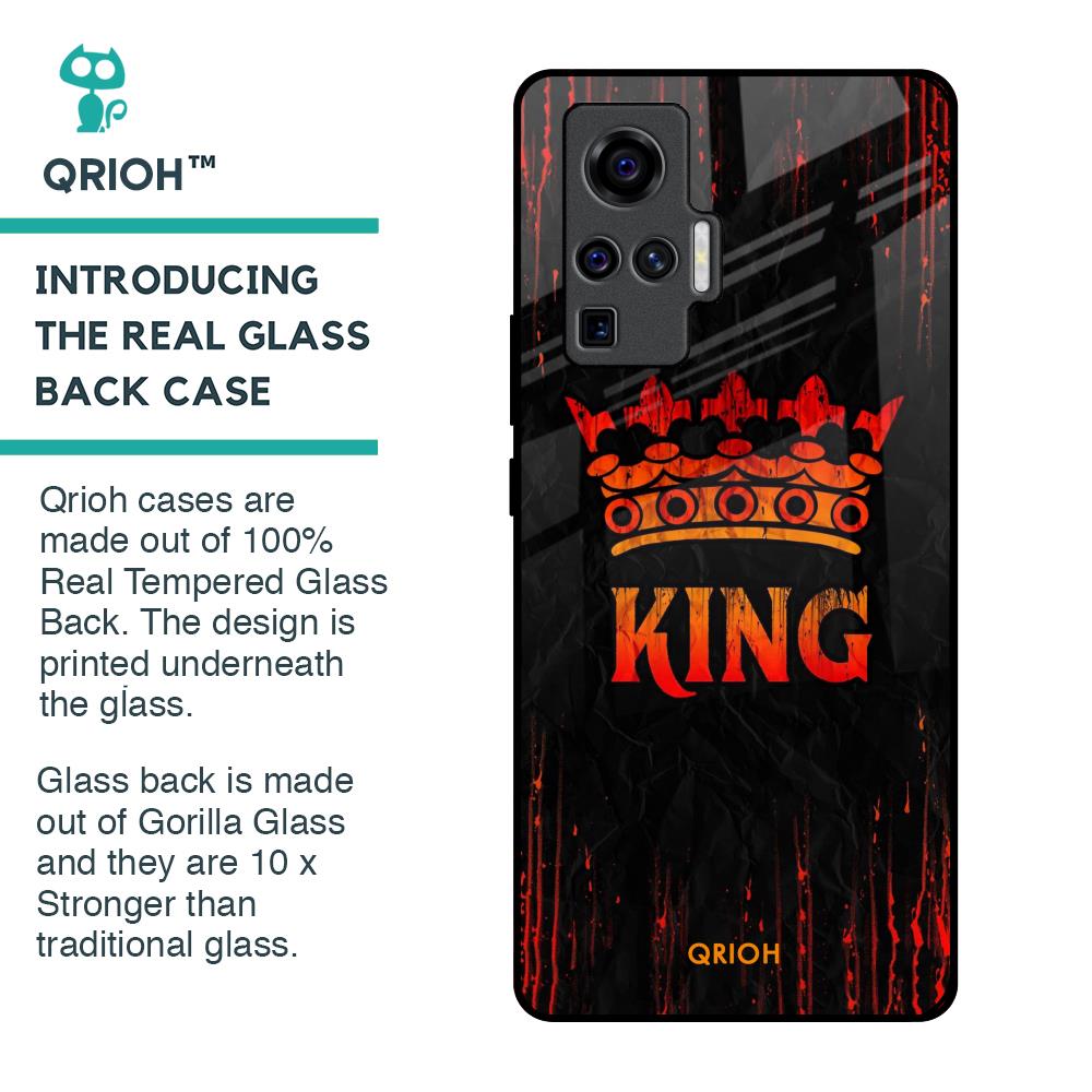 Royal King Glass Case for Vivo X50 Pro