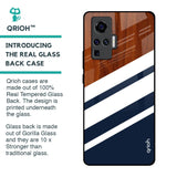 Bold Stripes Glass Case for Vivo X50 Pro