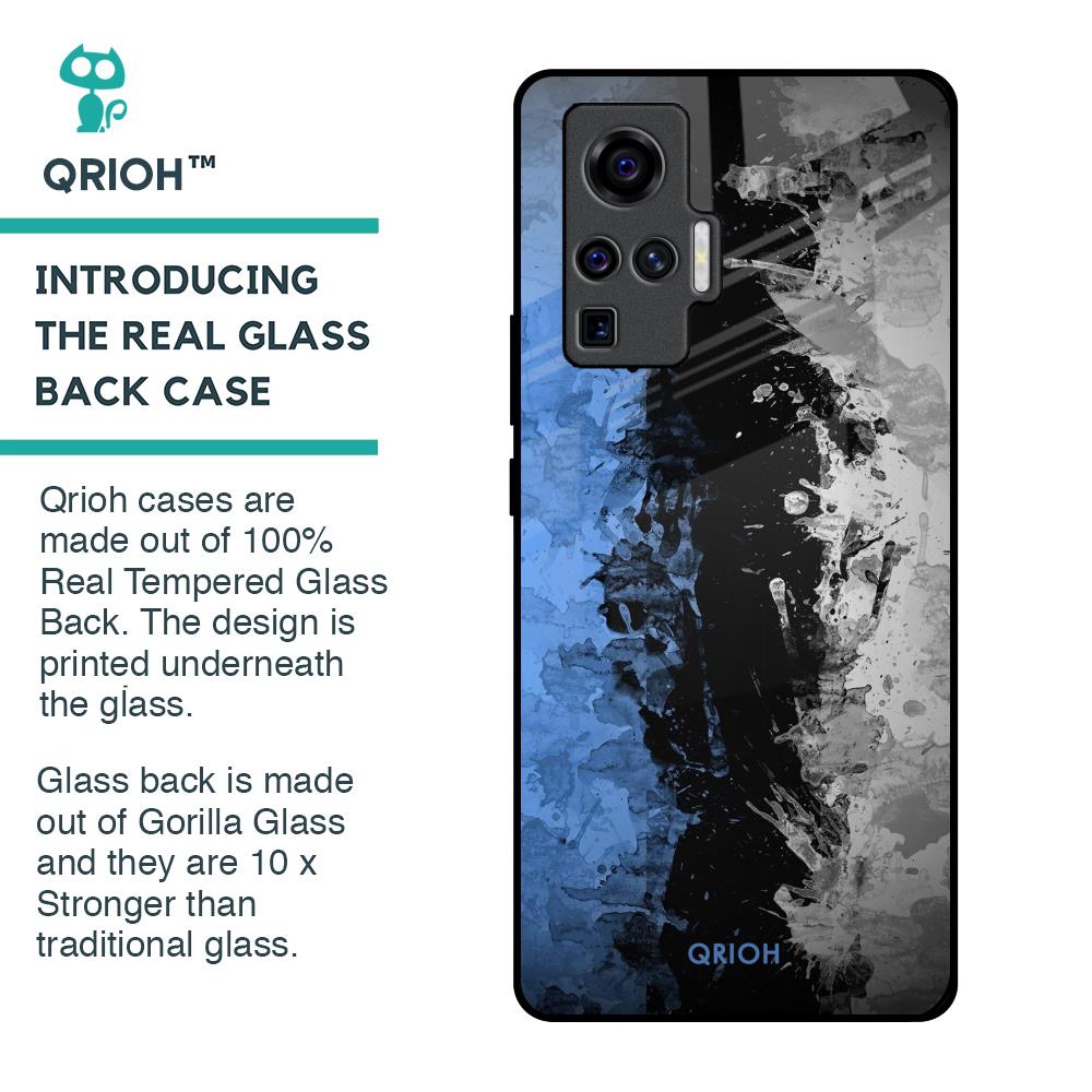 Dark Grunge Glass Case for Vivo X50 Pro