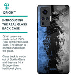 Dark Grunge Glass Case for Vivo X50 Pro