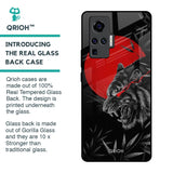 Red Moon Tiger Glass Case for Vivo X50 Pro