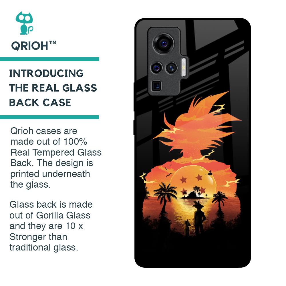 Japanese Paradise Glass Case for Vivo X50 Pro