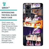 Anime Eyes Glass Case for Vivo X50 Pro