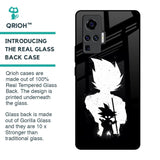 Monochrome Goku Glass Case for Vivo X50 Pro