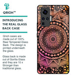 Floral Mandala Glass Case for Vivo X50 Pro