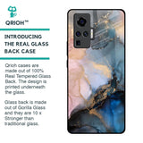 Marble Ink Abstract Glass Case for Vivo X50 Pro