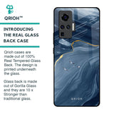 Deep Ocean Marble Glass Case for Vivo X50 Pro