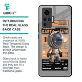 Space Ticket Glass Case for Vivo X50 Pro