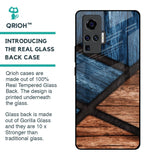 Wooden Tiles Glass Case for Vivo X50 Pro